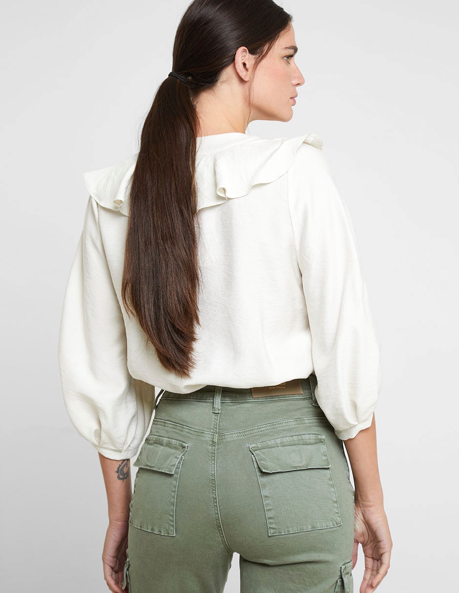 Blusa manga 3/4 para mujer 5