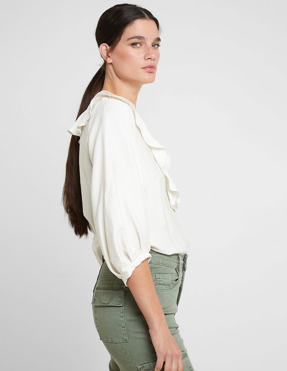 Blusa manga 3/4 para mujer 6