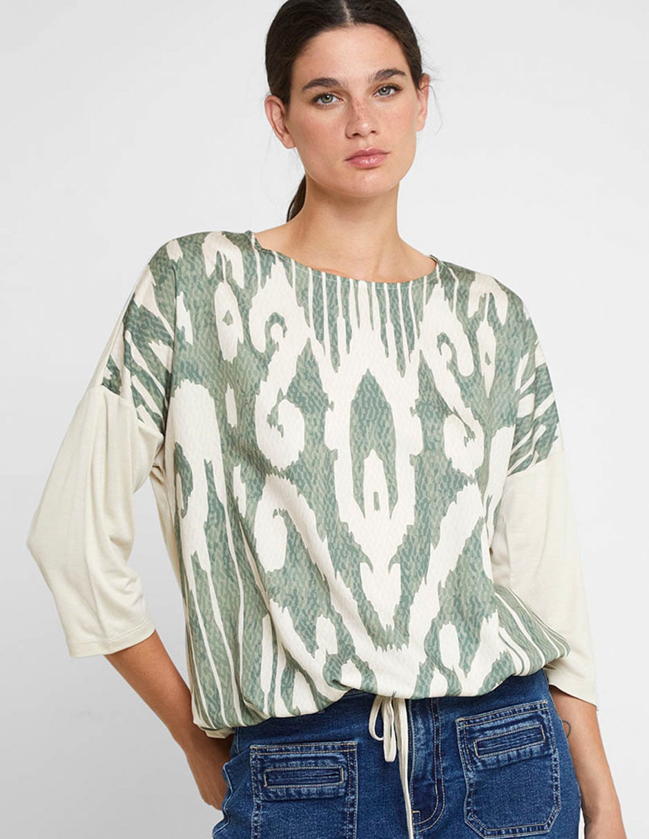 Blusa manga 3/4 para mujer 1