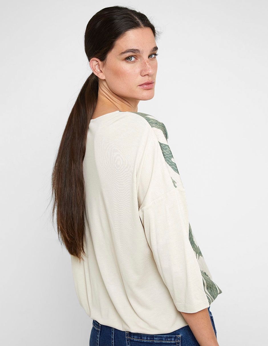 Blusa manga 3/4 para mujer 6