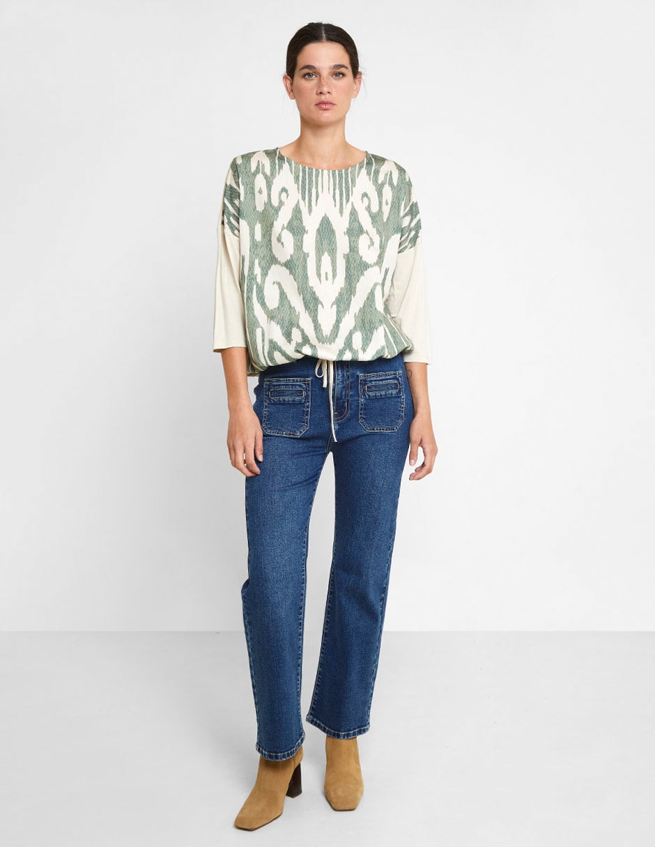 Blusa manga 3/4 para mujer 9