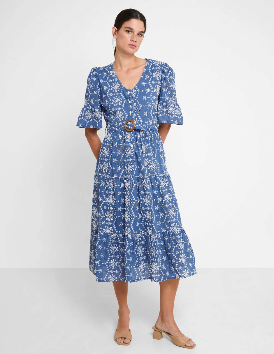 Vestido midi casual para mujer 1