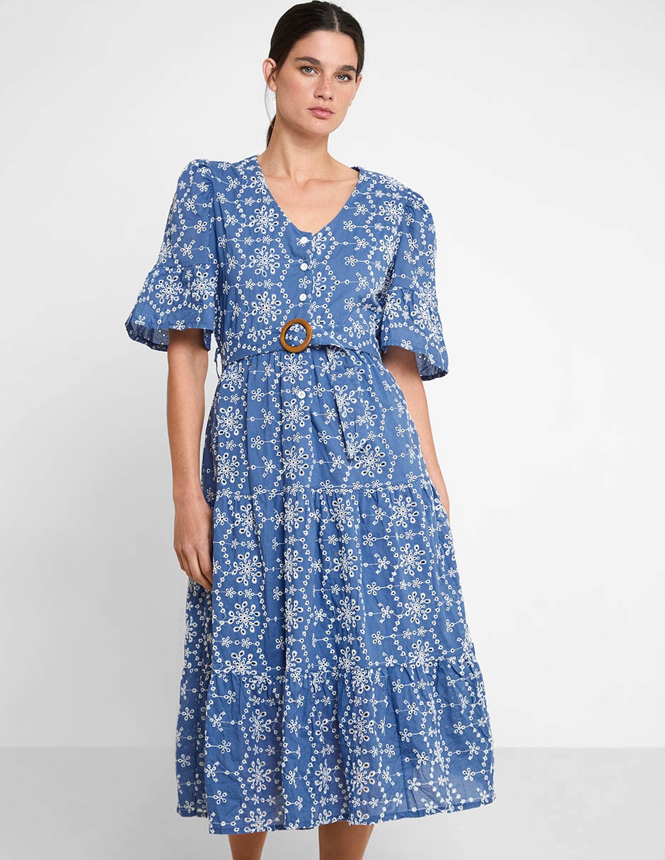 Vestido midi casual para mujer 8
