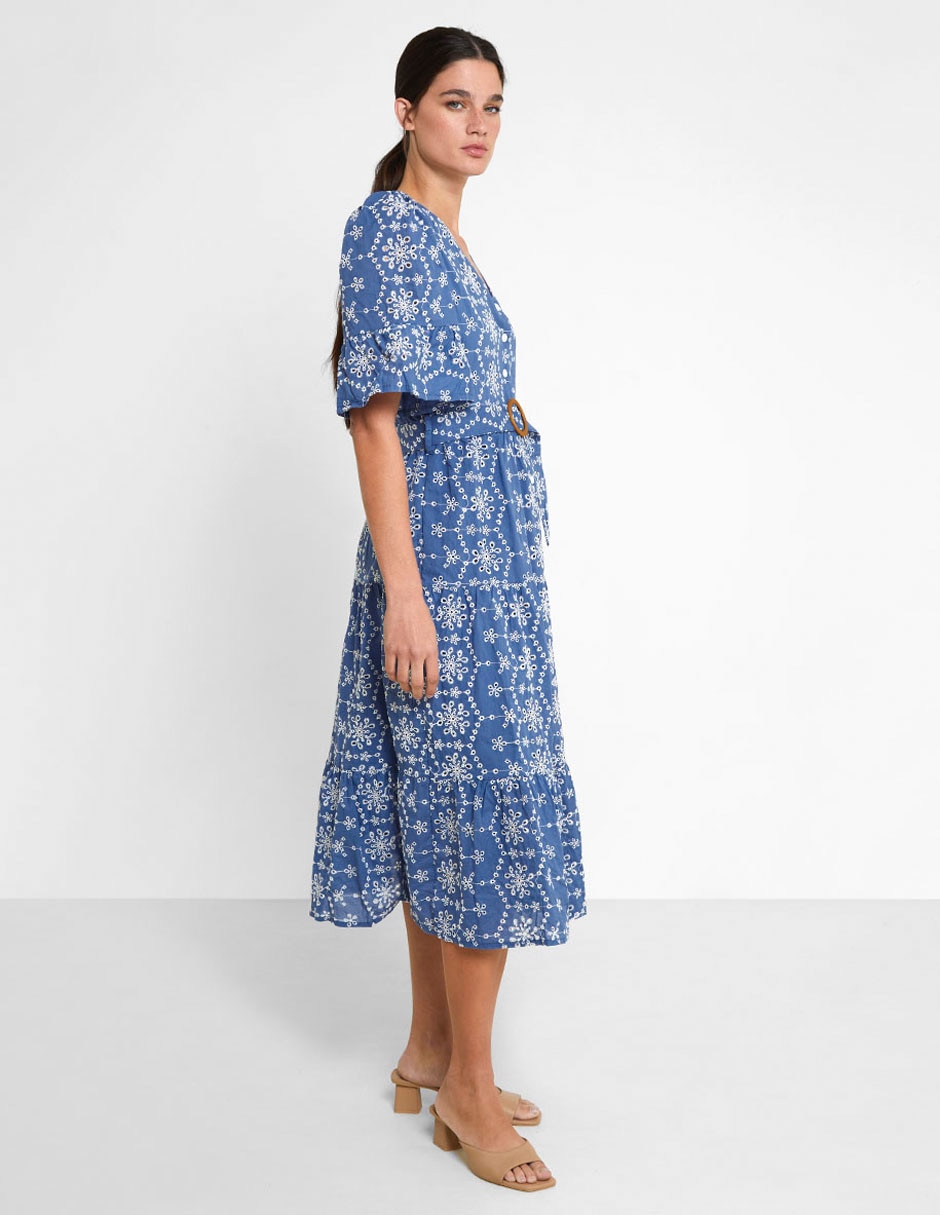 Vestido midi casual para mujer 9