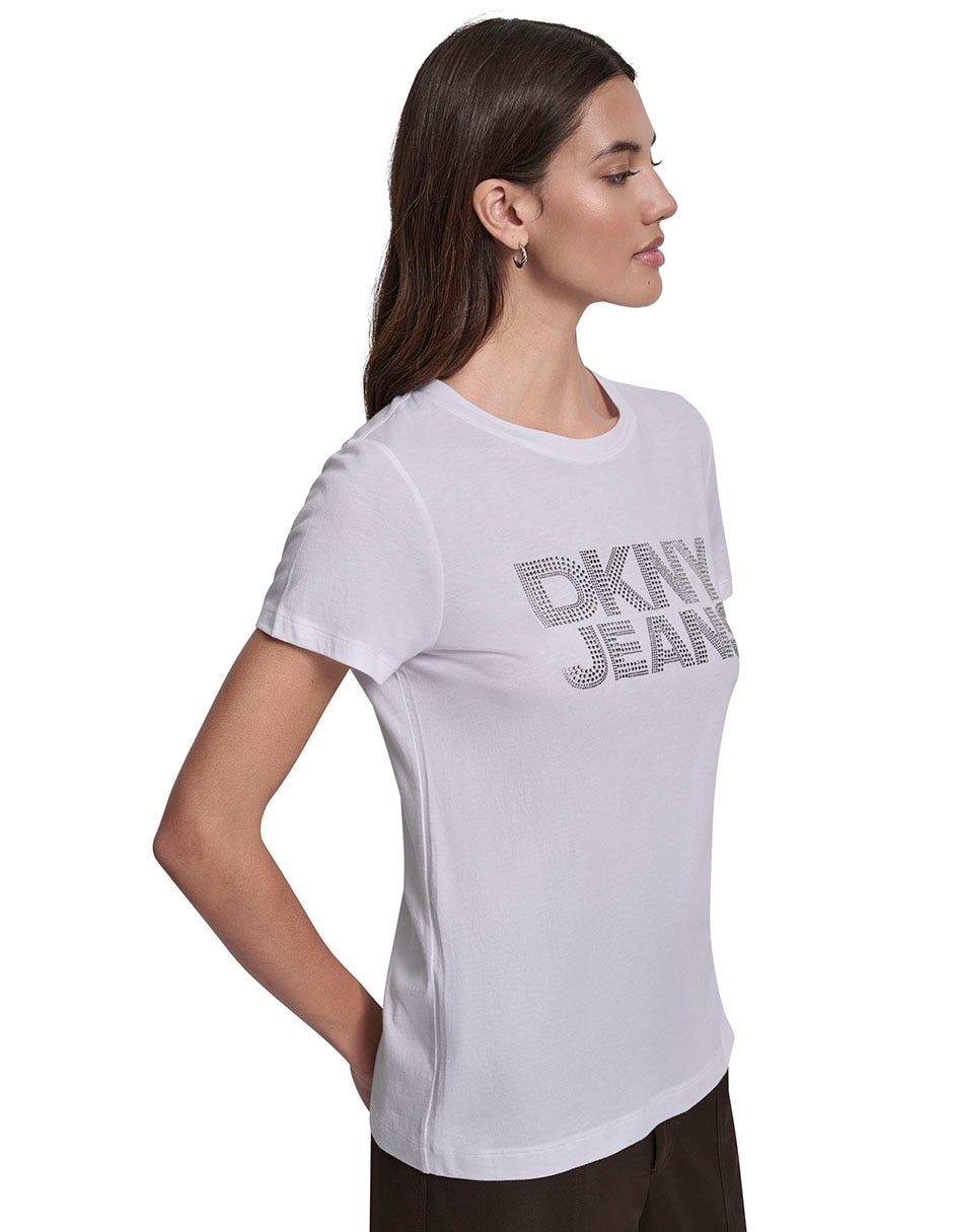 Playera manga corta cuello redondo para mujer 5