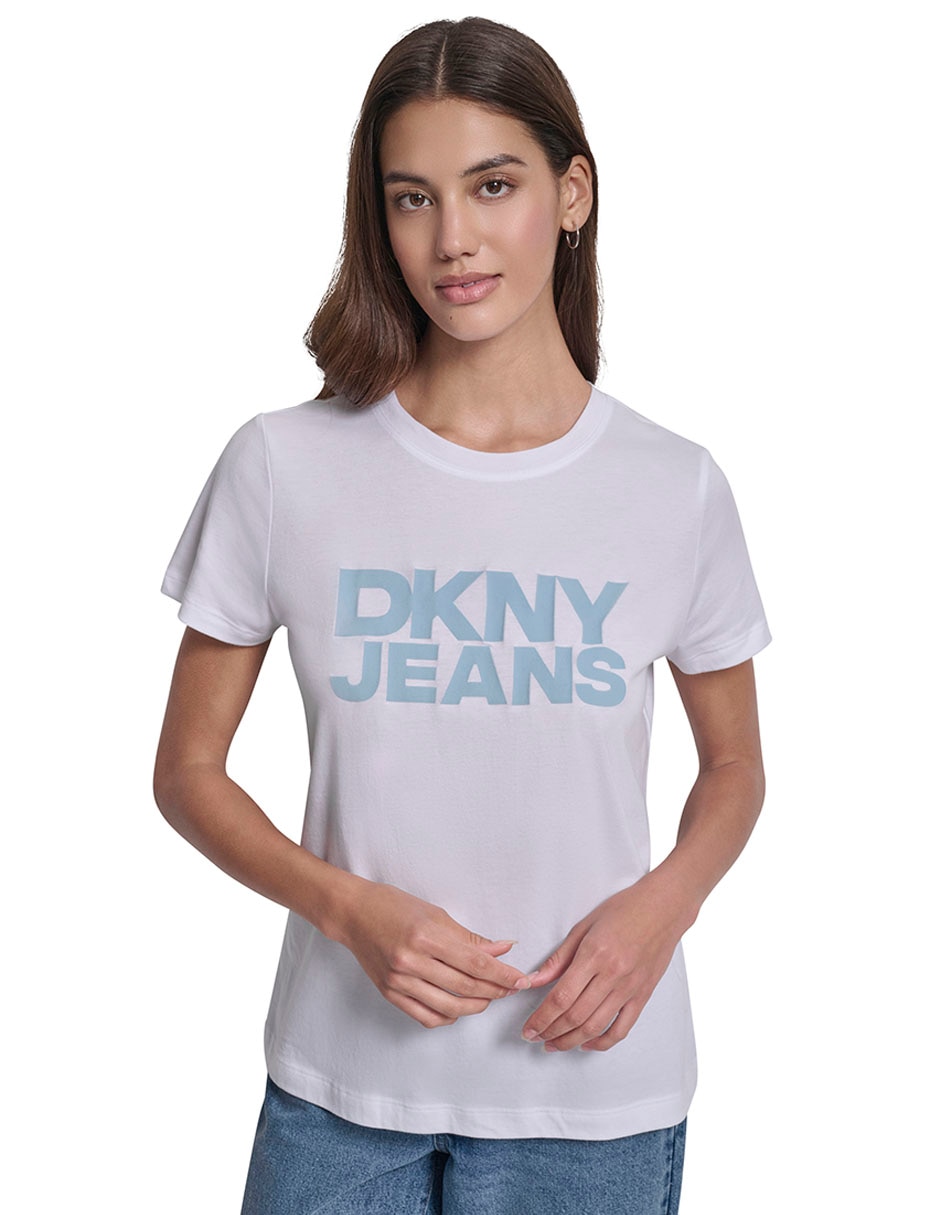 Playera manga corta cuello redondo para mujer 1