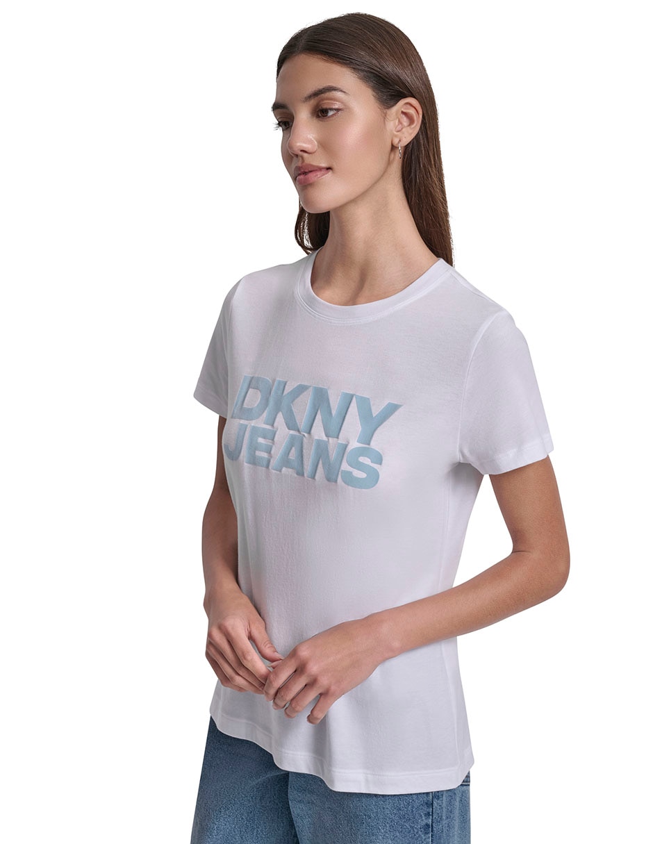 Playera manga corta cuello redondo para mujer 7