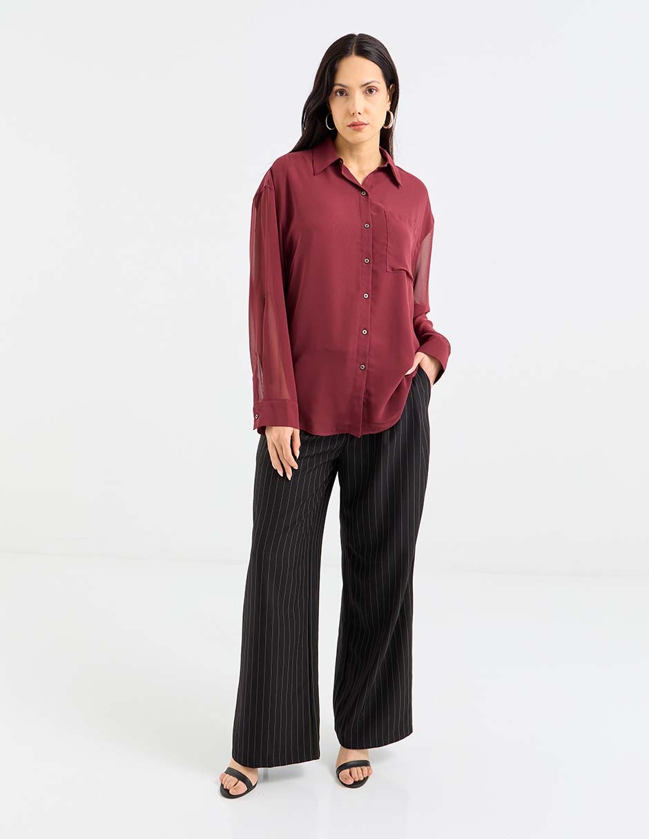Blusa Calvin Klein manga larga para mujer