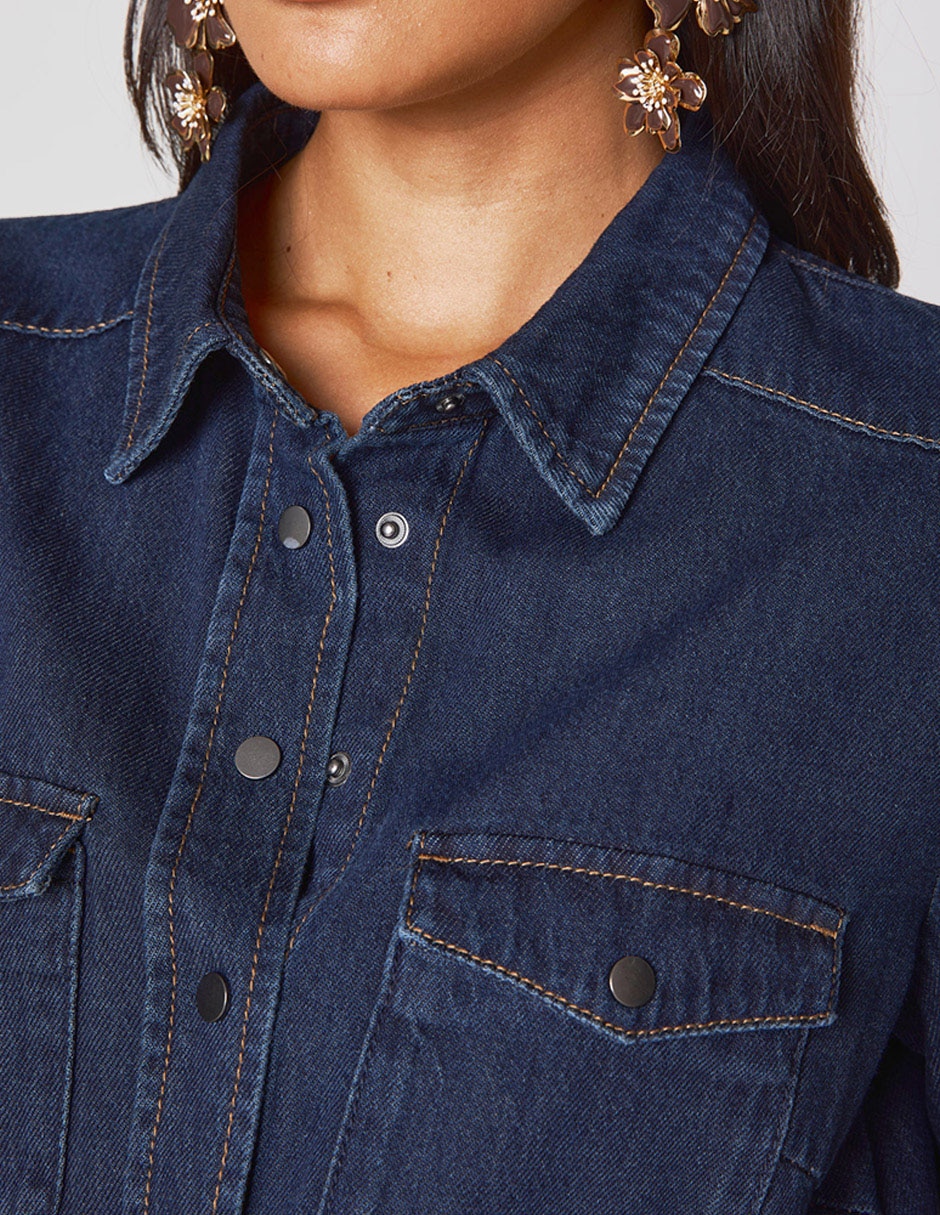 Blusa Maison 123 manga larga para mujer