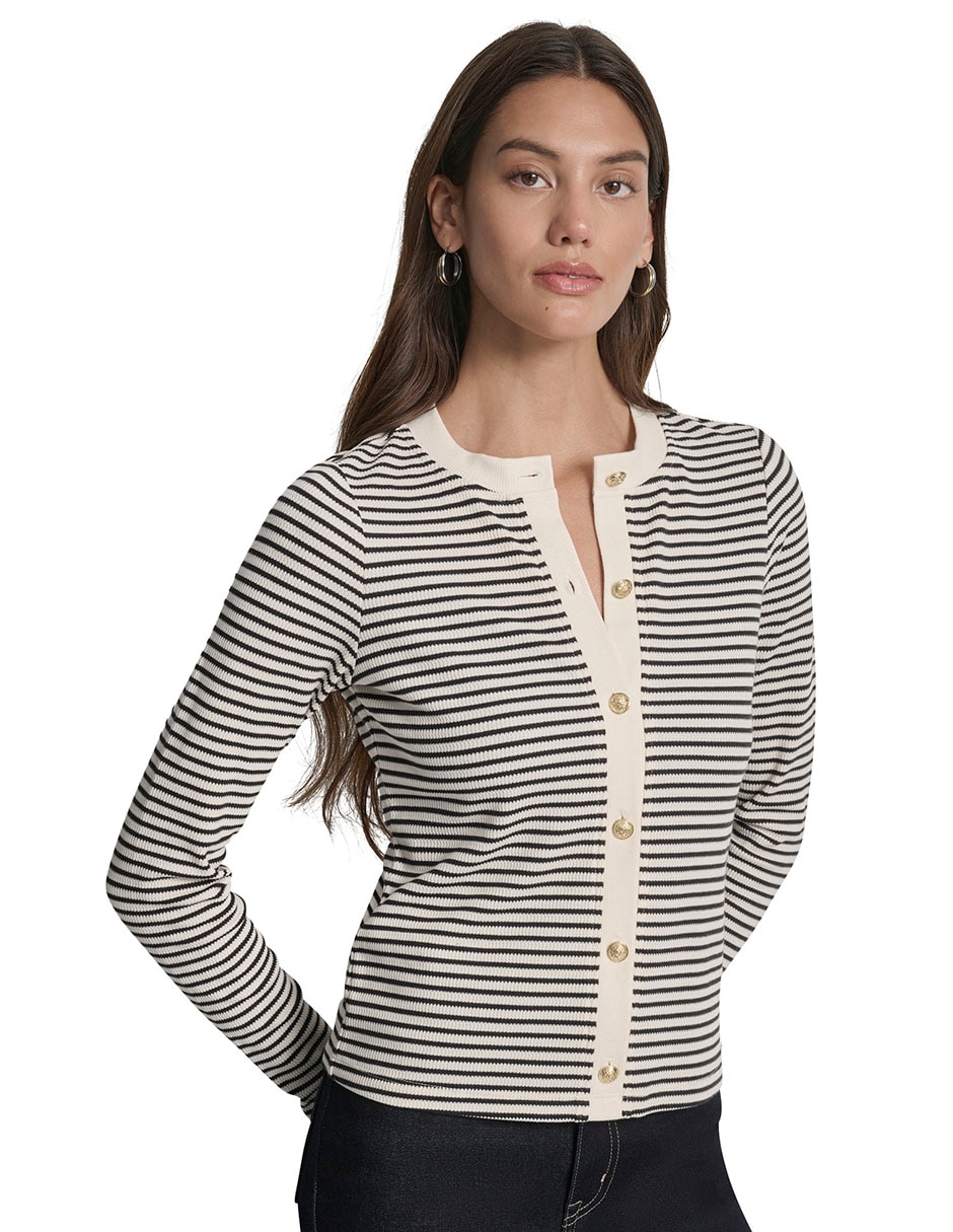 Suéter cuello redondo para mujer 1