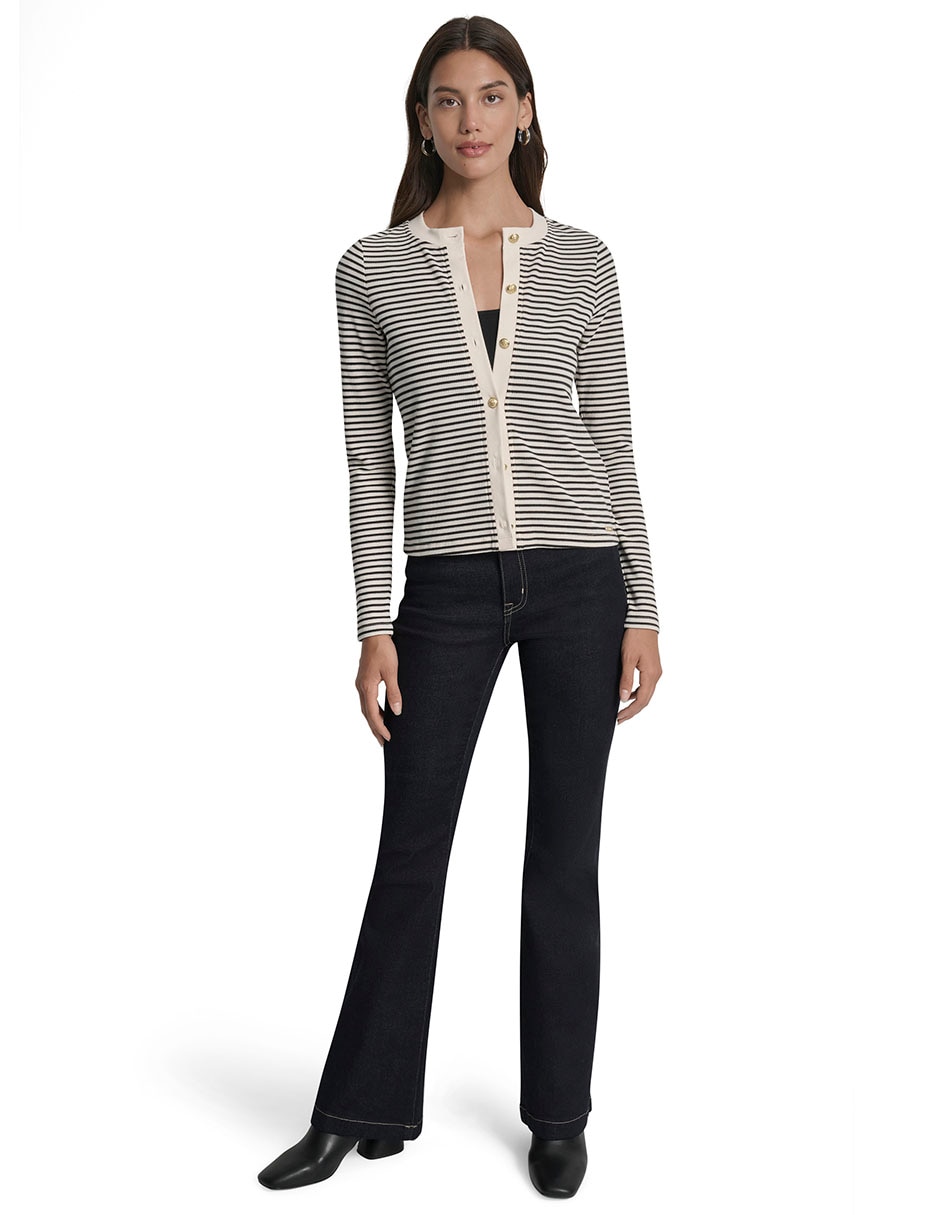 Suéter cuello redondo para mujer 13