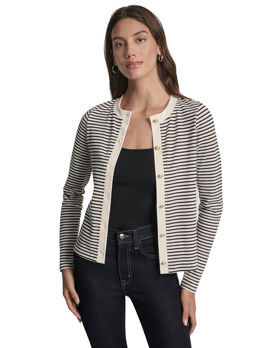 Suéter cuello redondo para mujer 14