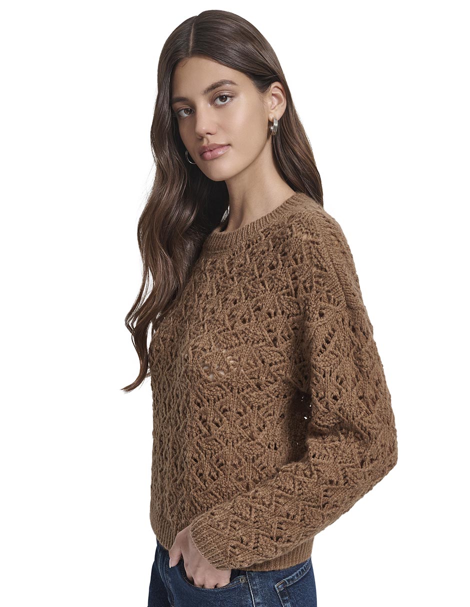 Suéter Dkny Jeans cuello redondo para mujer
