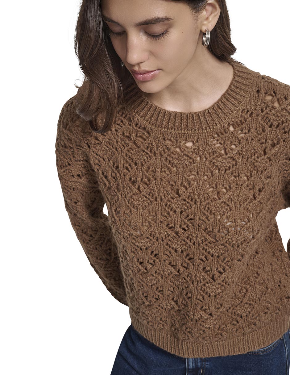 Suéter Dkny Jeans cuello redondo para mujer