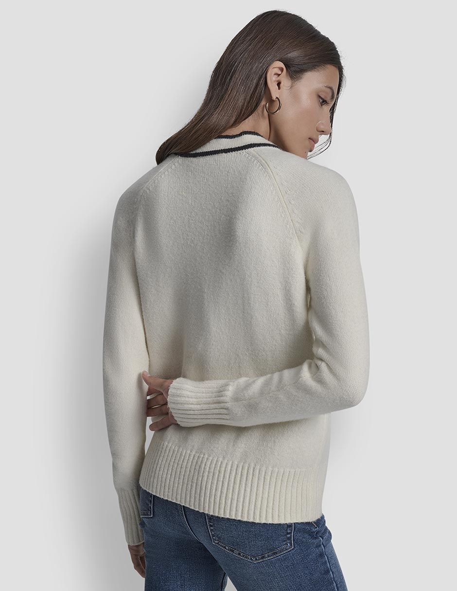 Suéter Dkny Jeans cuello v para mujer