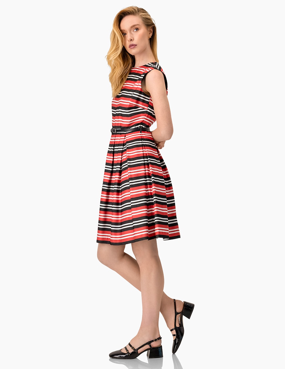 Vestido a la rodilla casual Ivonne para mujer