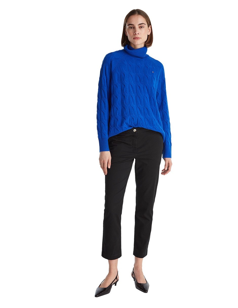 Pantalón chino straight para mujer 8