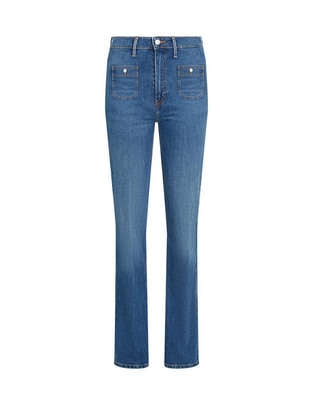 Jeans straight ww0ww48255-1a4 para mujer