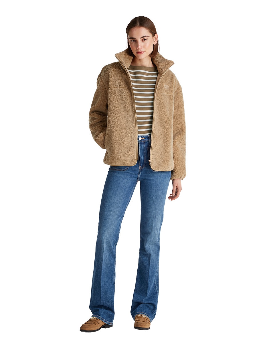 Jeans straight ww0ww48255-1a4 para mujer 4