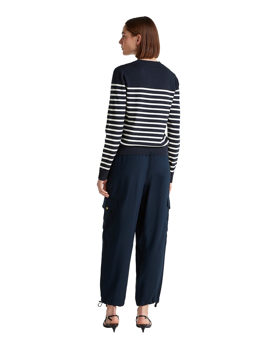 Pantalón cargo straight para mujer 8