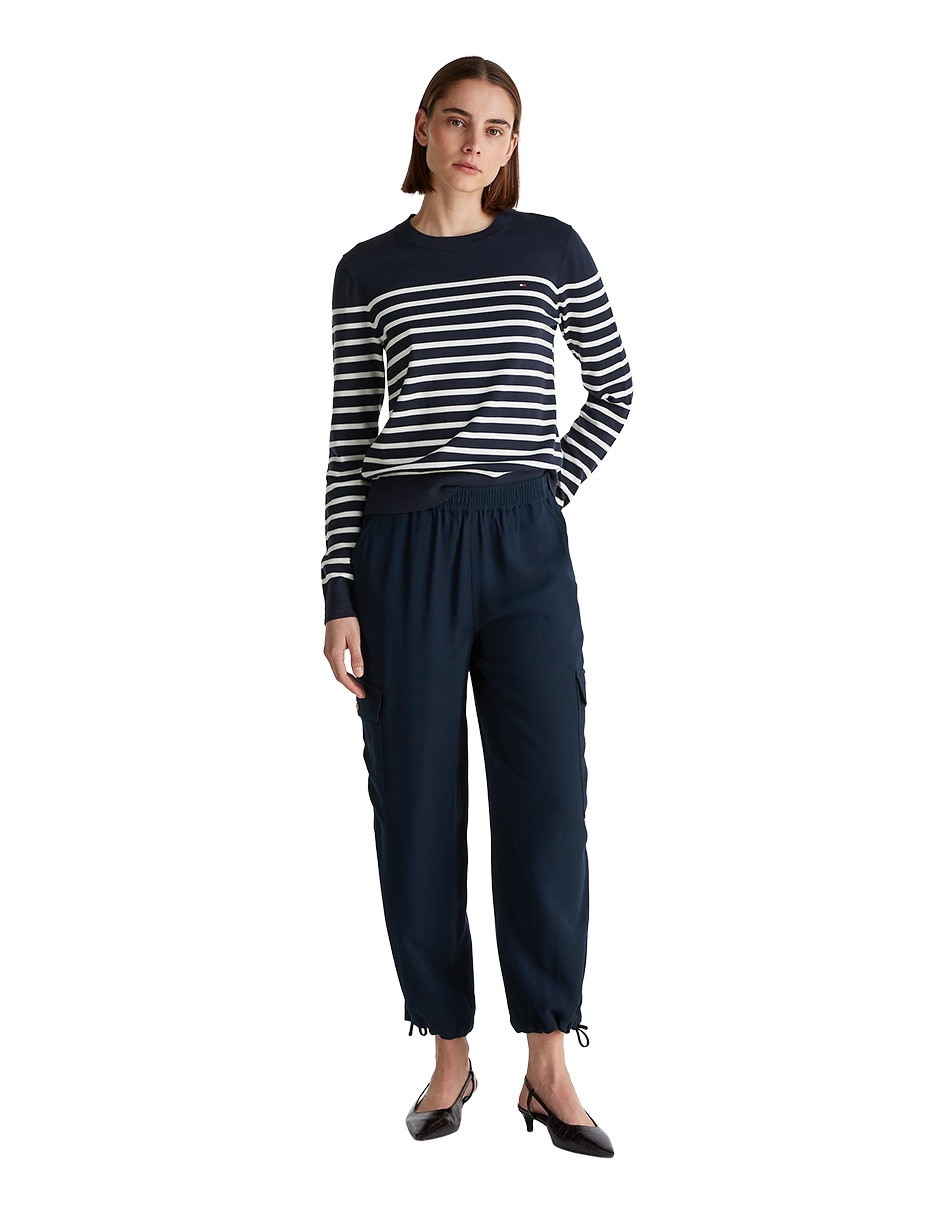 Pantalón cargo straight para mujer 9