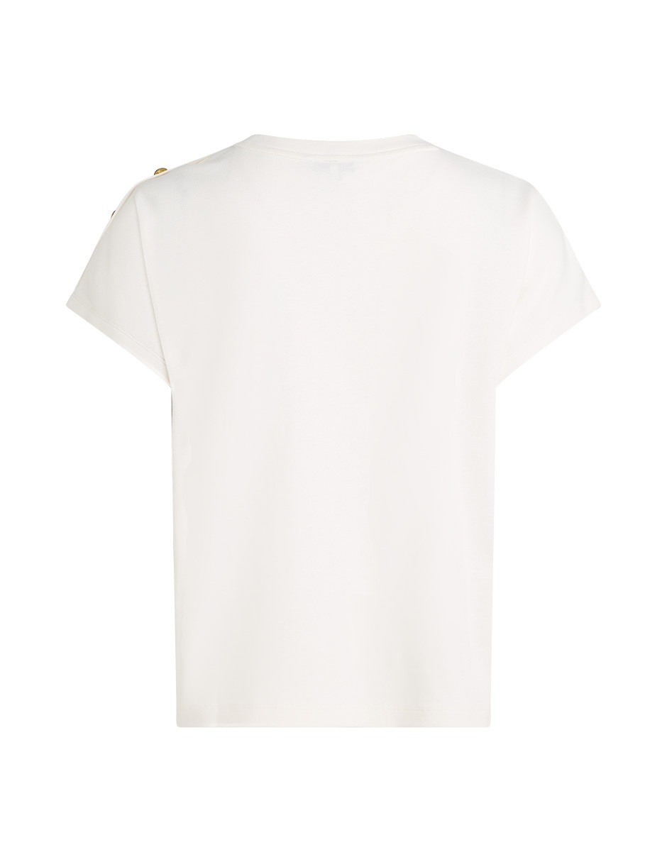 Playera manga corta cuello redondo para mujer 2