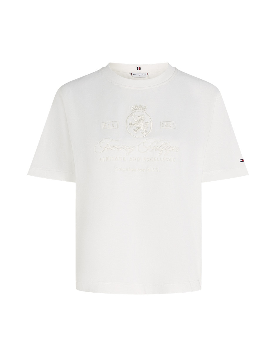 Playera manga corta cuello redondo mujer Playera manga corta cuello redondo mujer