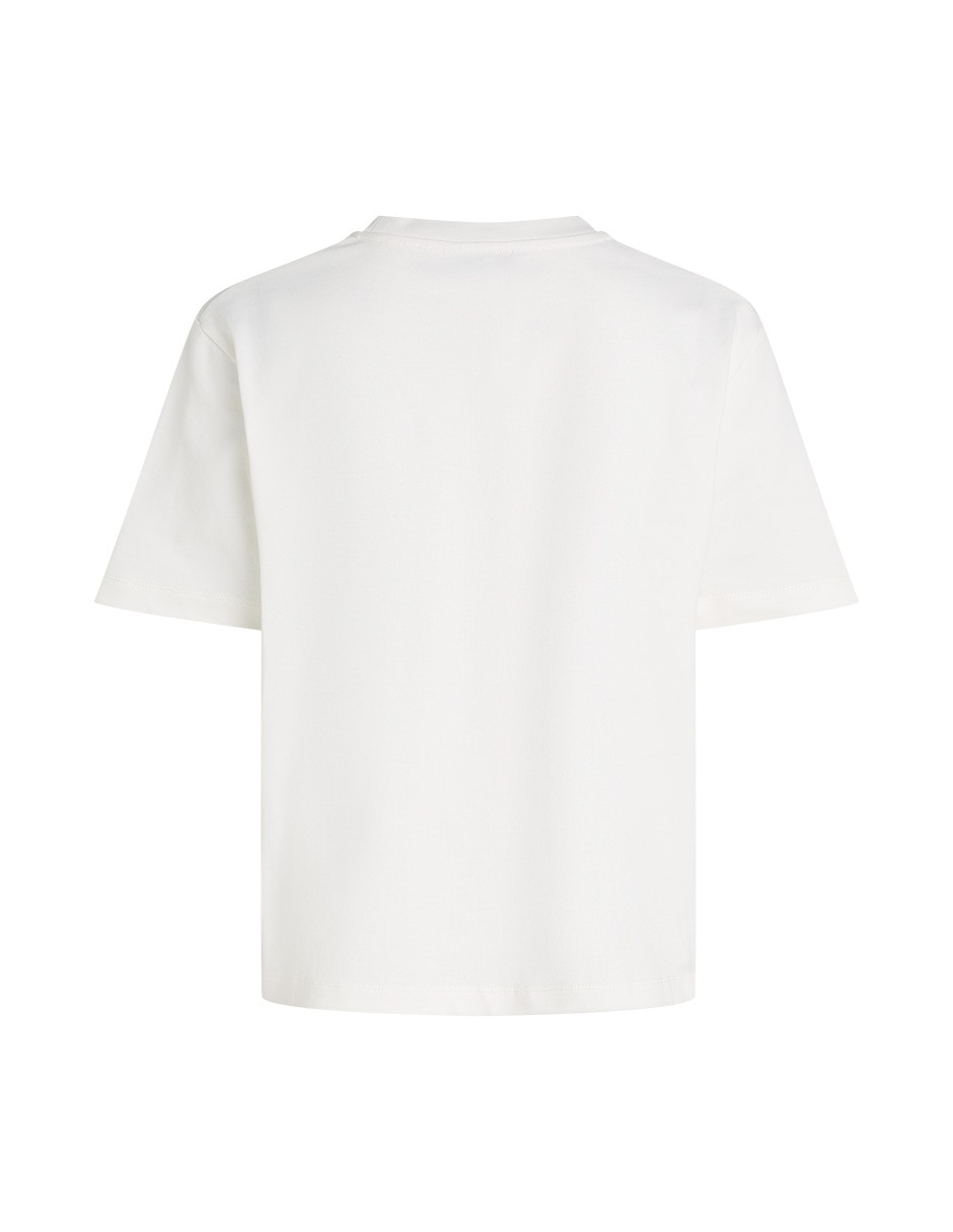 Playera manga corta cuello redondo mujer 4