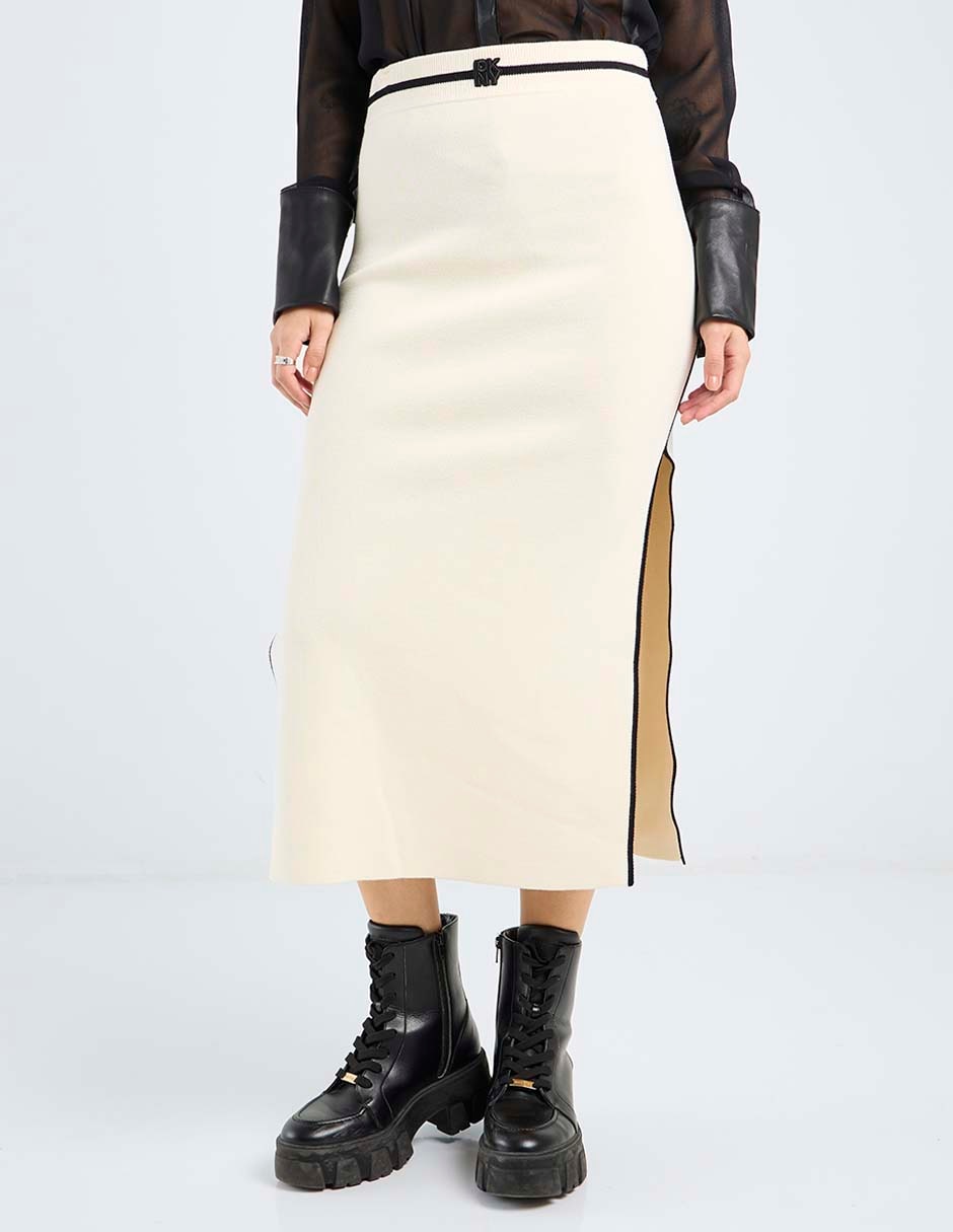 Falda crop a la cintura 1