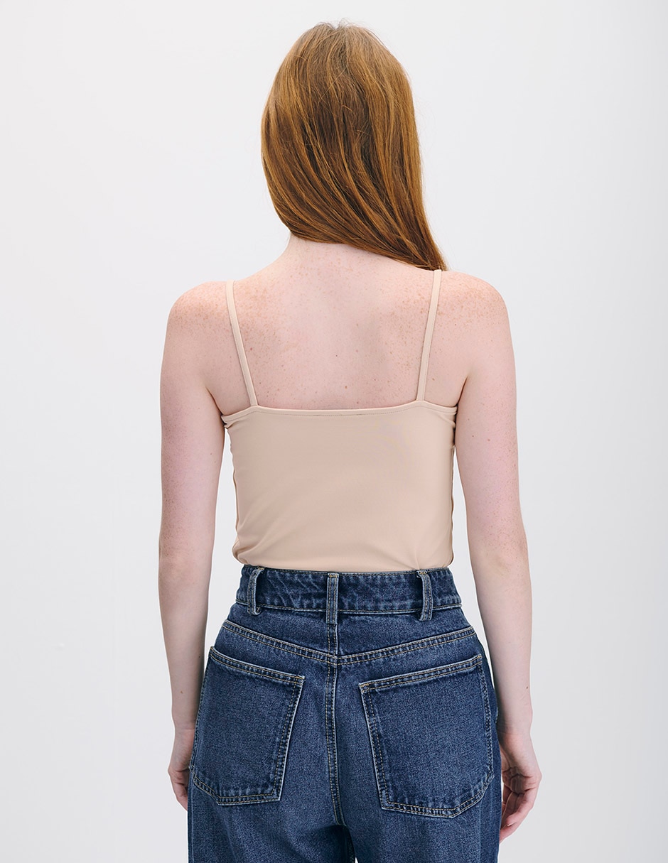 Top Julio escote cuadrado tirante delgado 2
