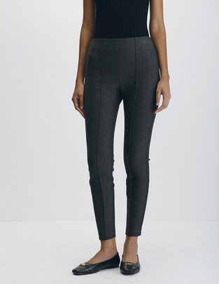 Legging cintura alta con elástico para mujer Legging cintura alta con elástico para mujer