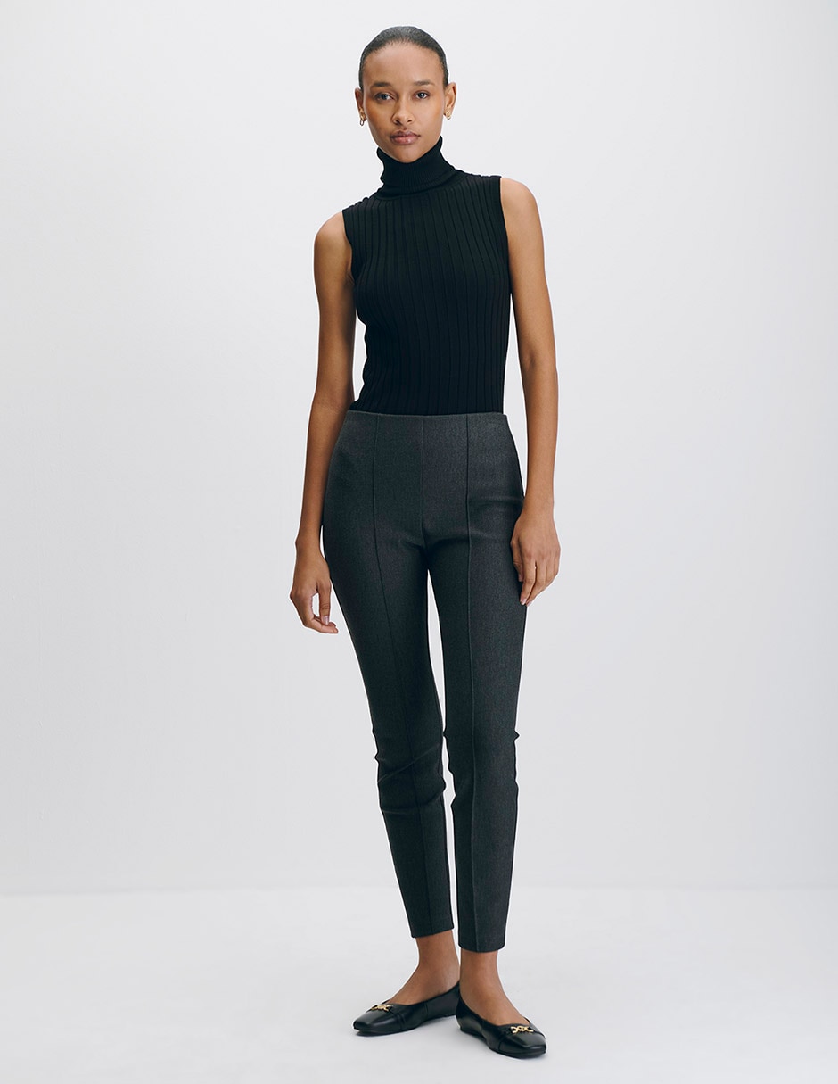 Legging cintura alta con elástico para mujer 4