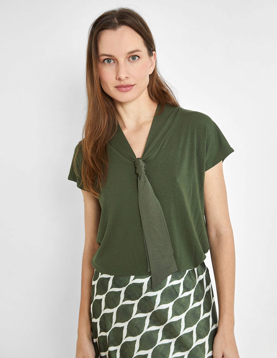 Blusa manga corta para mujer 1