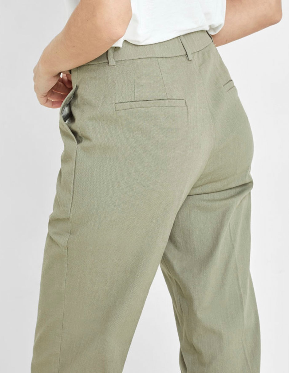 Pantalón chino straight para mujer