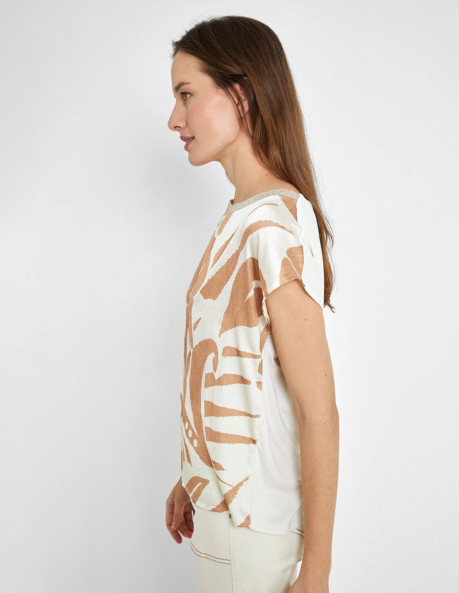 Blusa manga corta para mujer 6