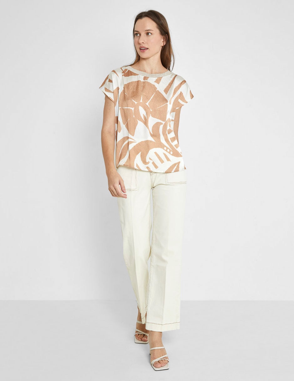 Blusa manga corta para mujer 9