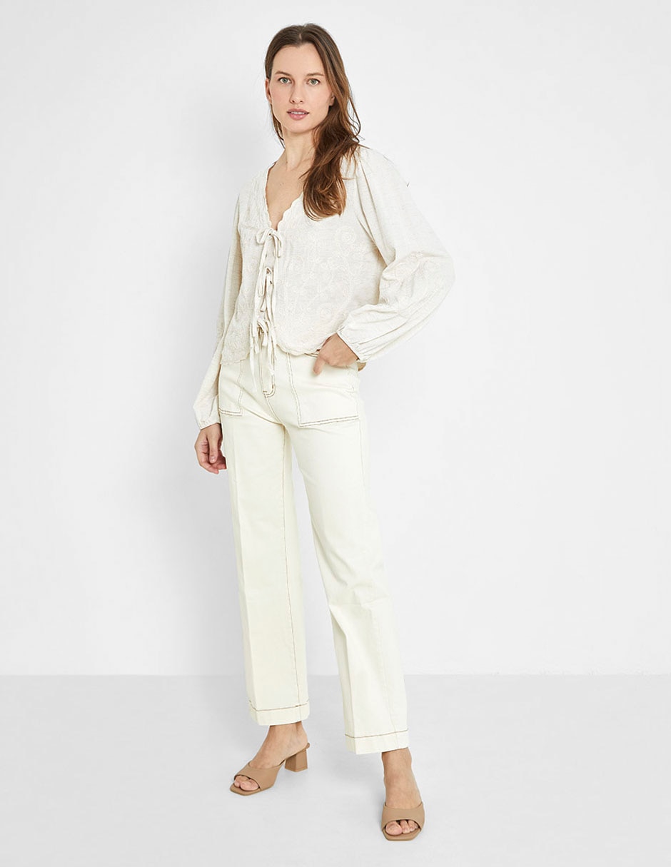 Blusa manga larga para mujer 9