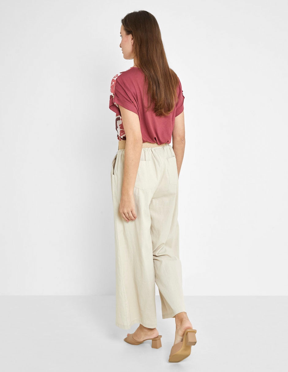 Pantalón amplio para mujer 4