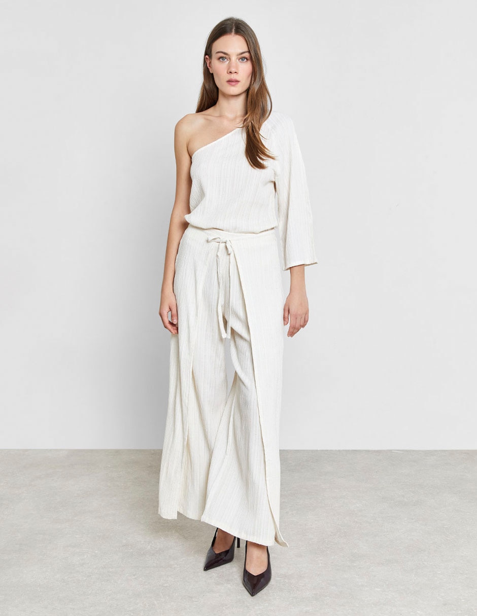 Pantalón relaxed wide leg para mujer 9