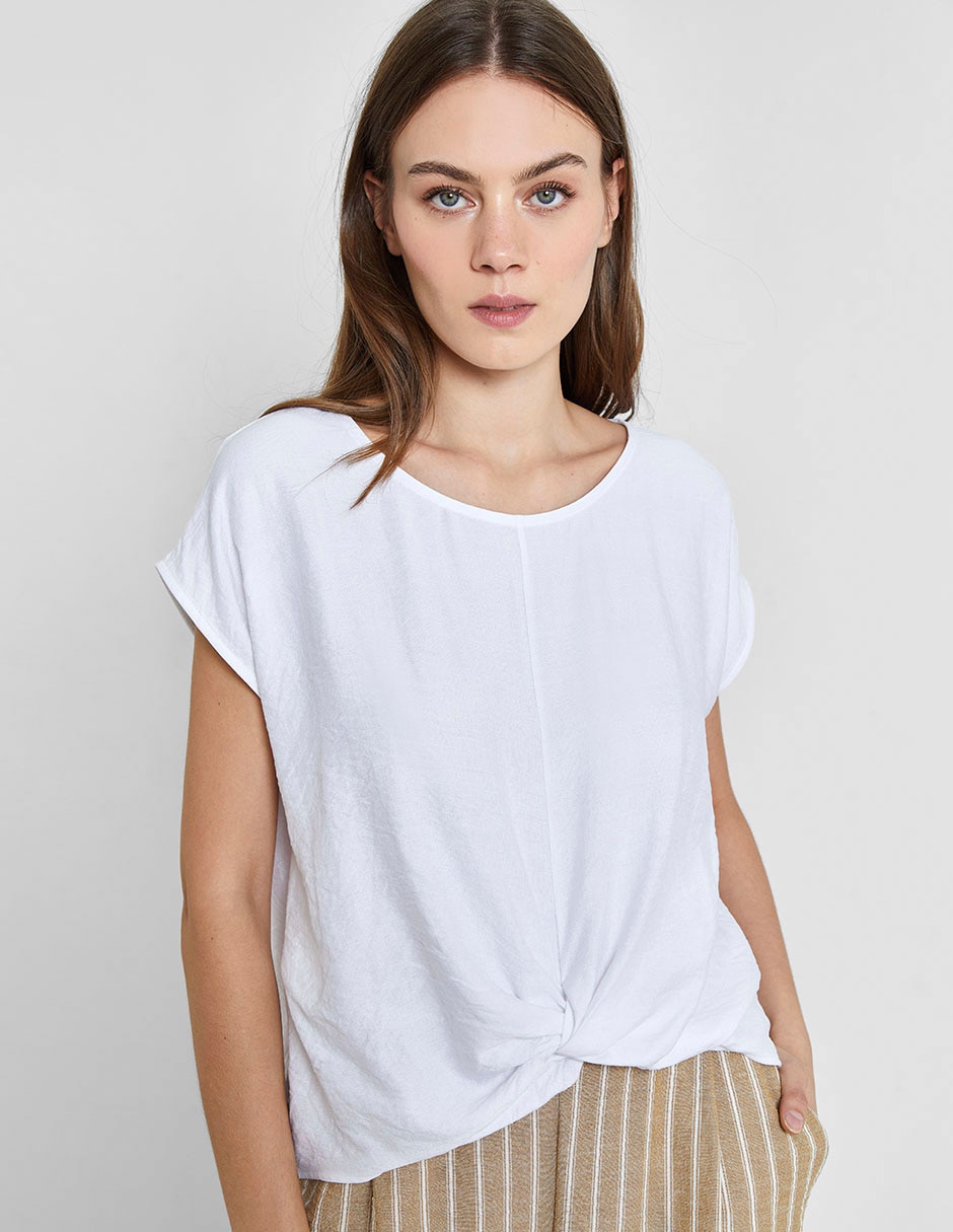 Blusa manga corta para mujer 1