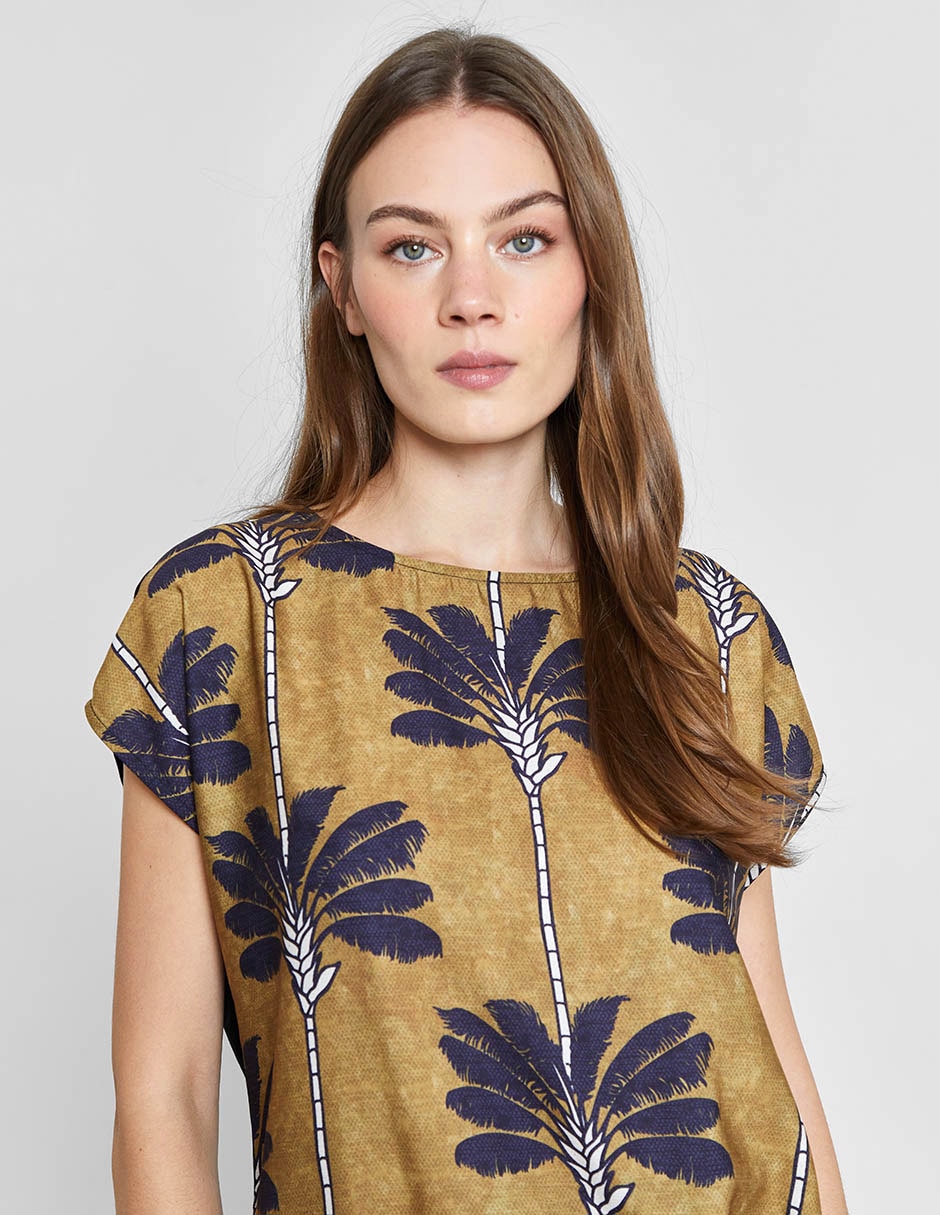 Blusa manga corta para mujer 4