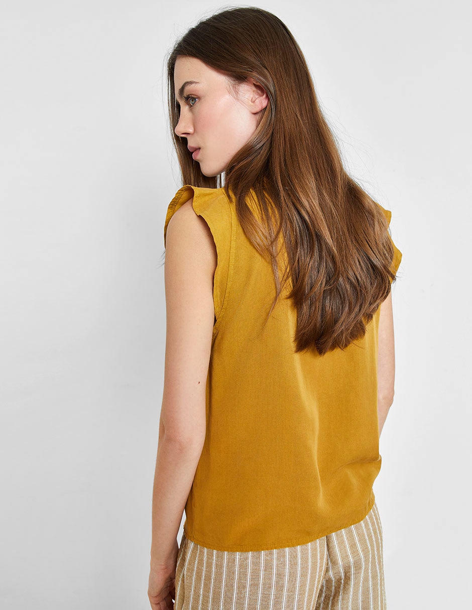 Blusa manga corta para mujer 3