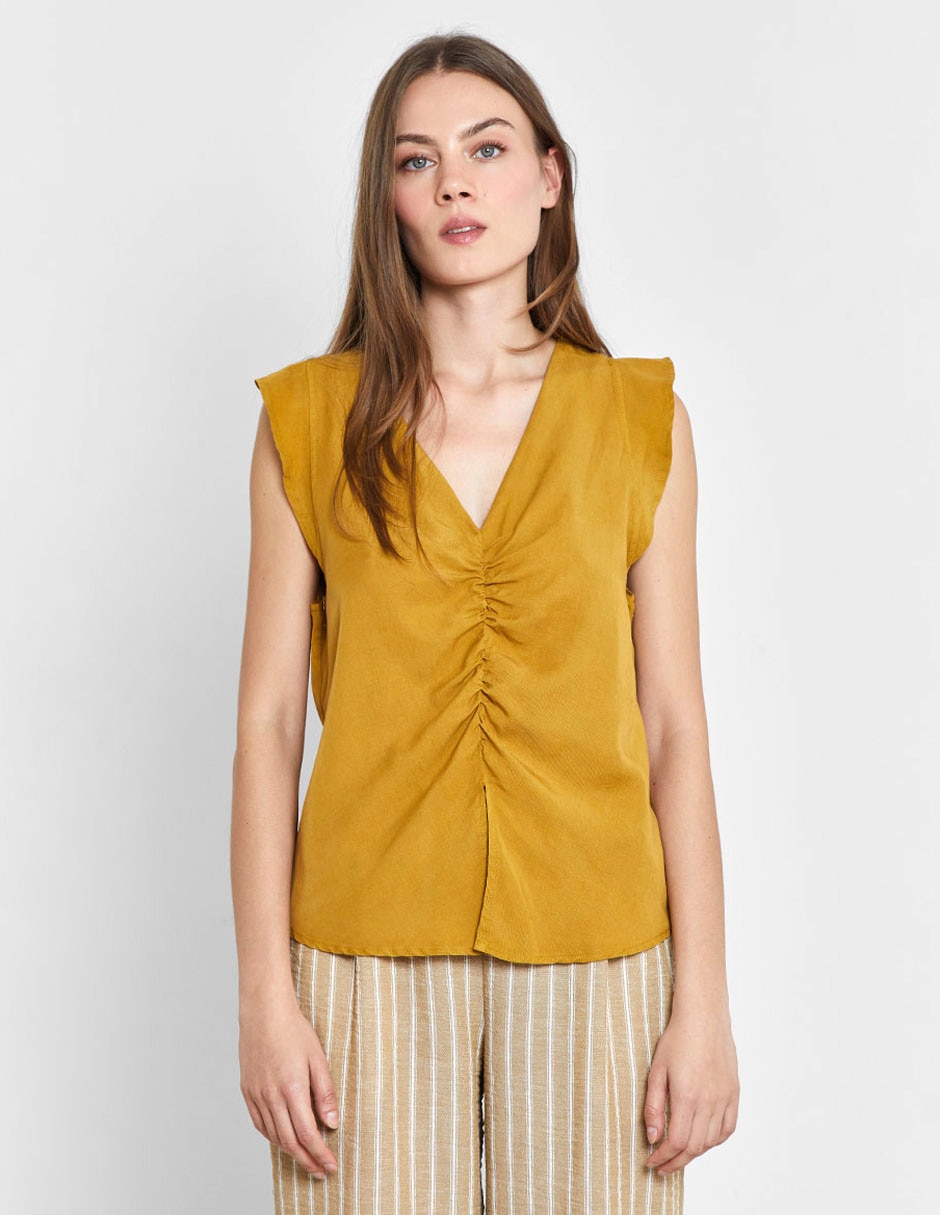 Blusa manga corta para mujer 1