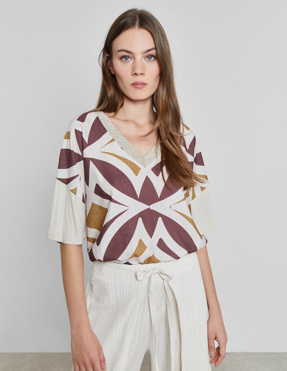 Blusa manga al codo para mujer 1