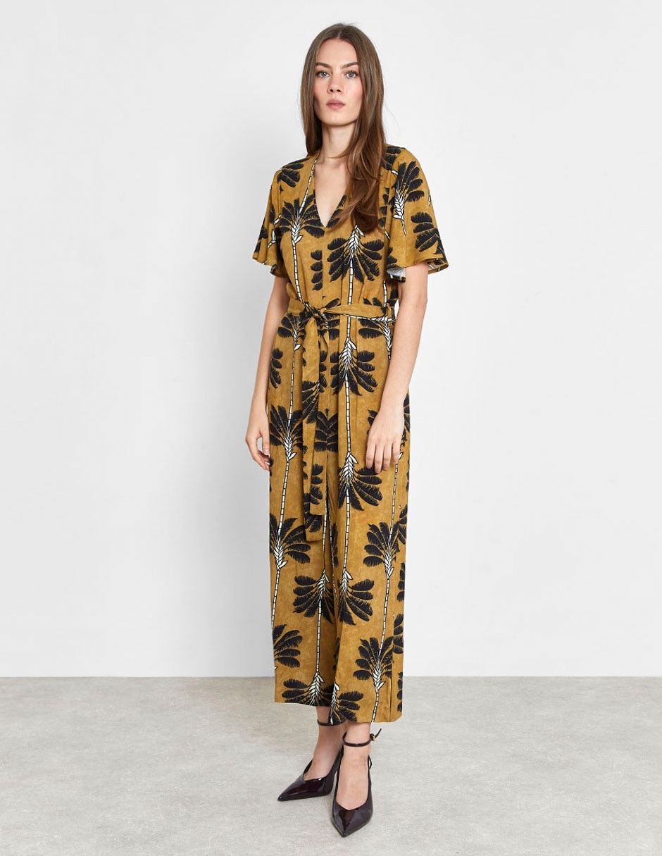 Jumpsuit estampado floral para mujer 4