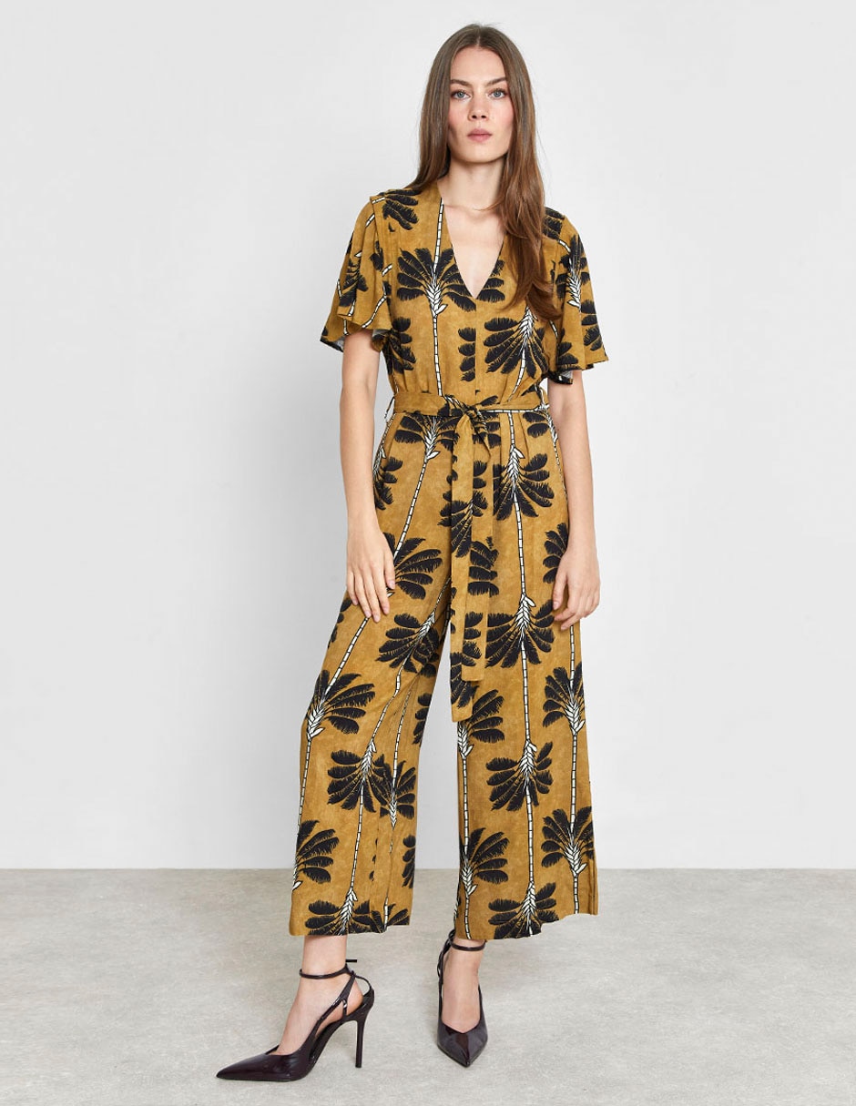 Jumpsuit estampado floral para mujer 1