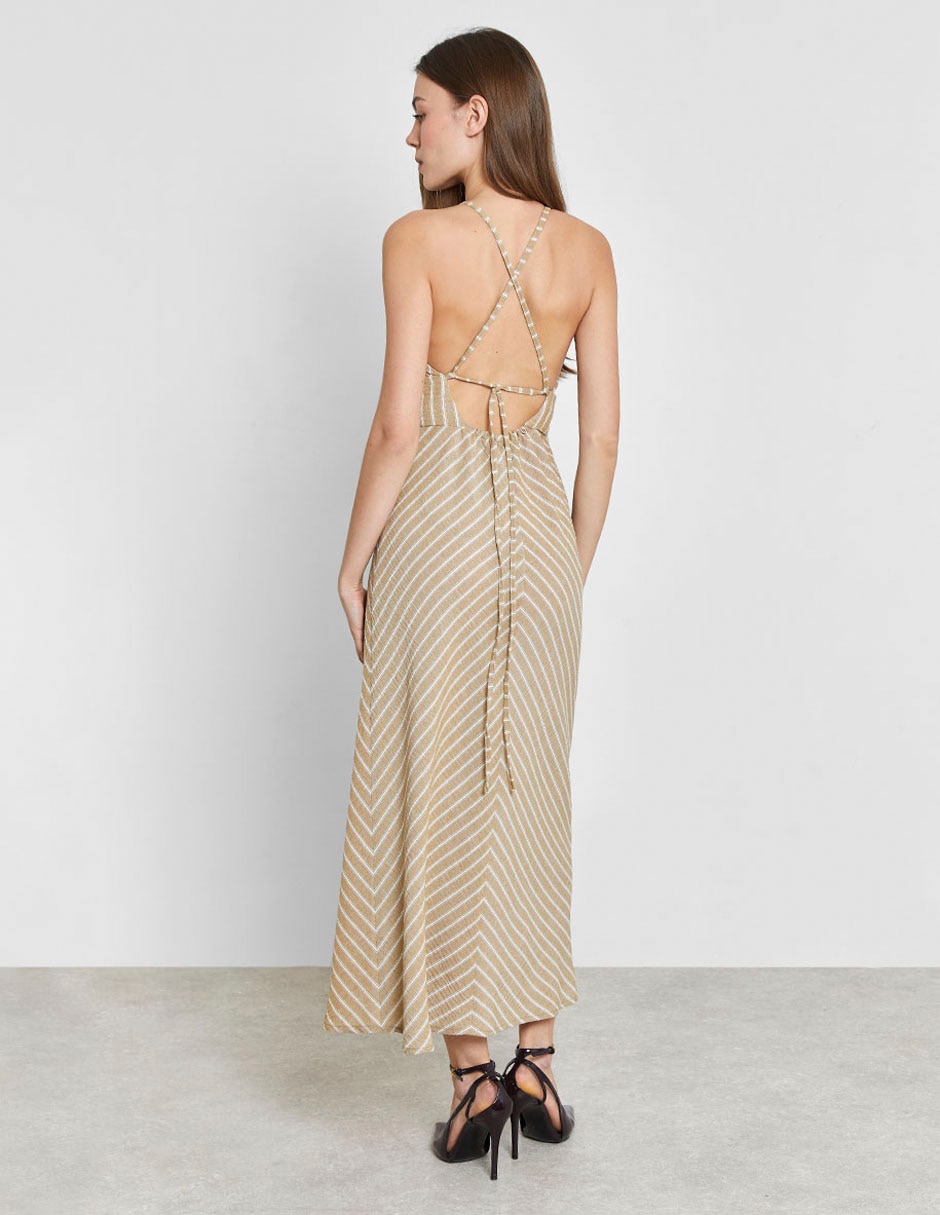 Vestido largo casual para mujer 8