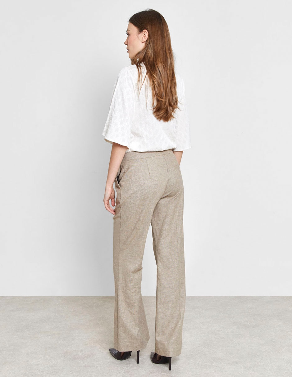 Pantalón relaxed flare para mujer 8