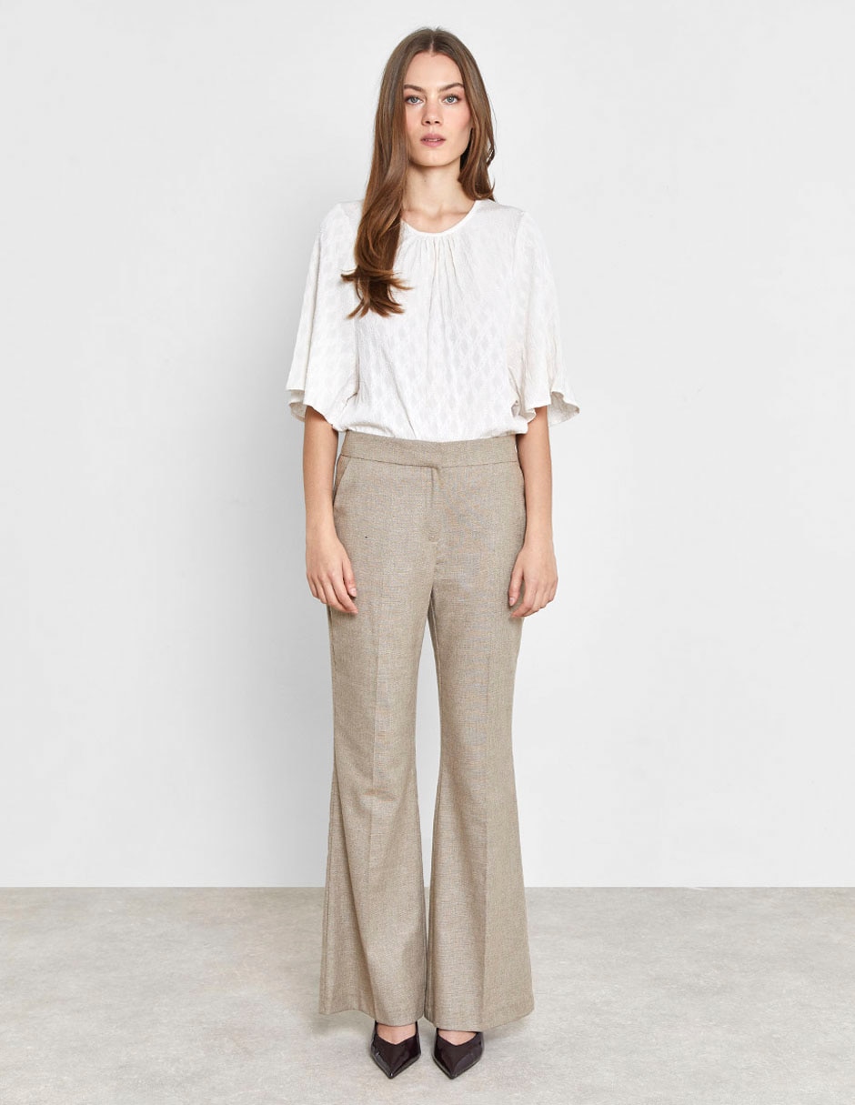 Pantalón relaxed flare para mujer 10