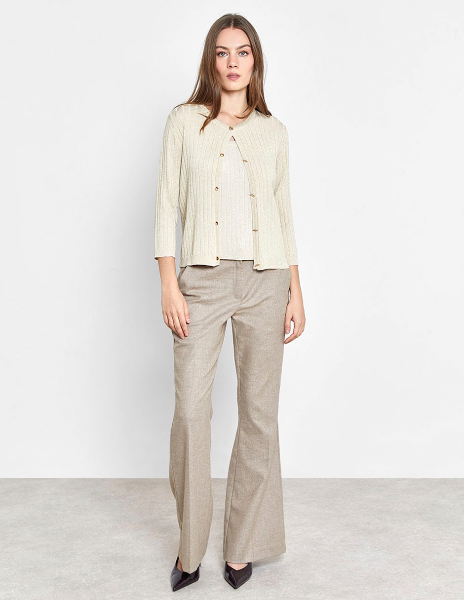 Suéter cuello redondo para mujer 9